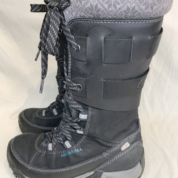 Merrell Leather Waterproof Winter Boots - Picture 7 of 16